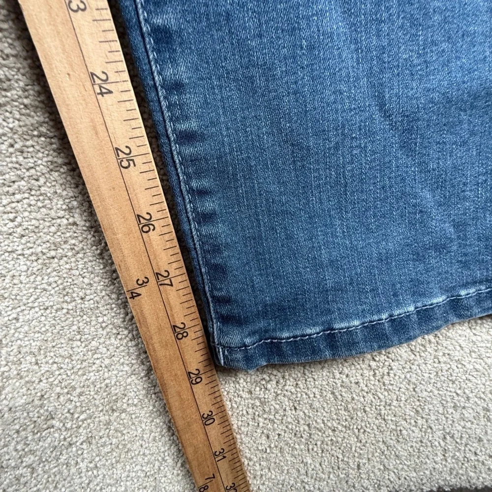 Buffalo David Bitton Alyssa High Rise Strt Leg Jeans Blue 12/32 Stretch Denim